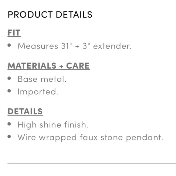 Torrid Wire Wrapped Faux Stone Pendant Necklace - Picture 7 of 7